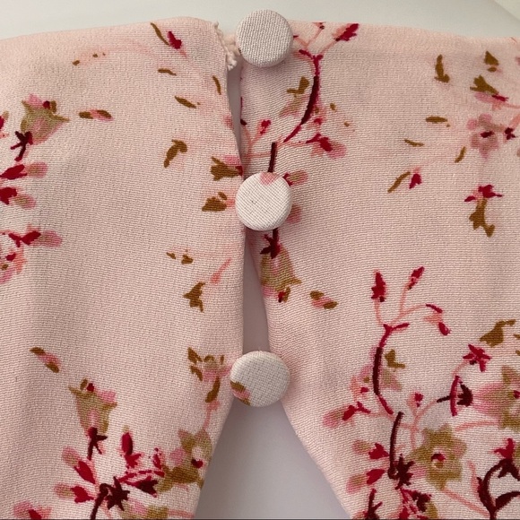 J.Crew Collection Ruffle Silk Dress in Freesia Floral size 4 - Picture 9 of 14